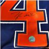 Image 2 : TAYLOR HALL SIGNED EDMONTON OILERS JERSEY AJ COA