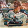 Image 2 : 22 X 18 RARE 1980 PRINT TITLED "WAYNE GRETZKY" by ARTIST BRENT LYNCH LIMITED EDITION