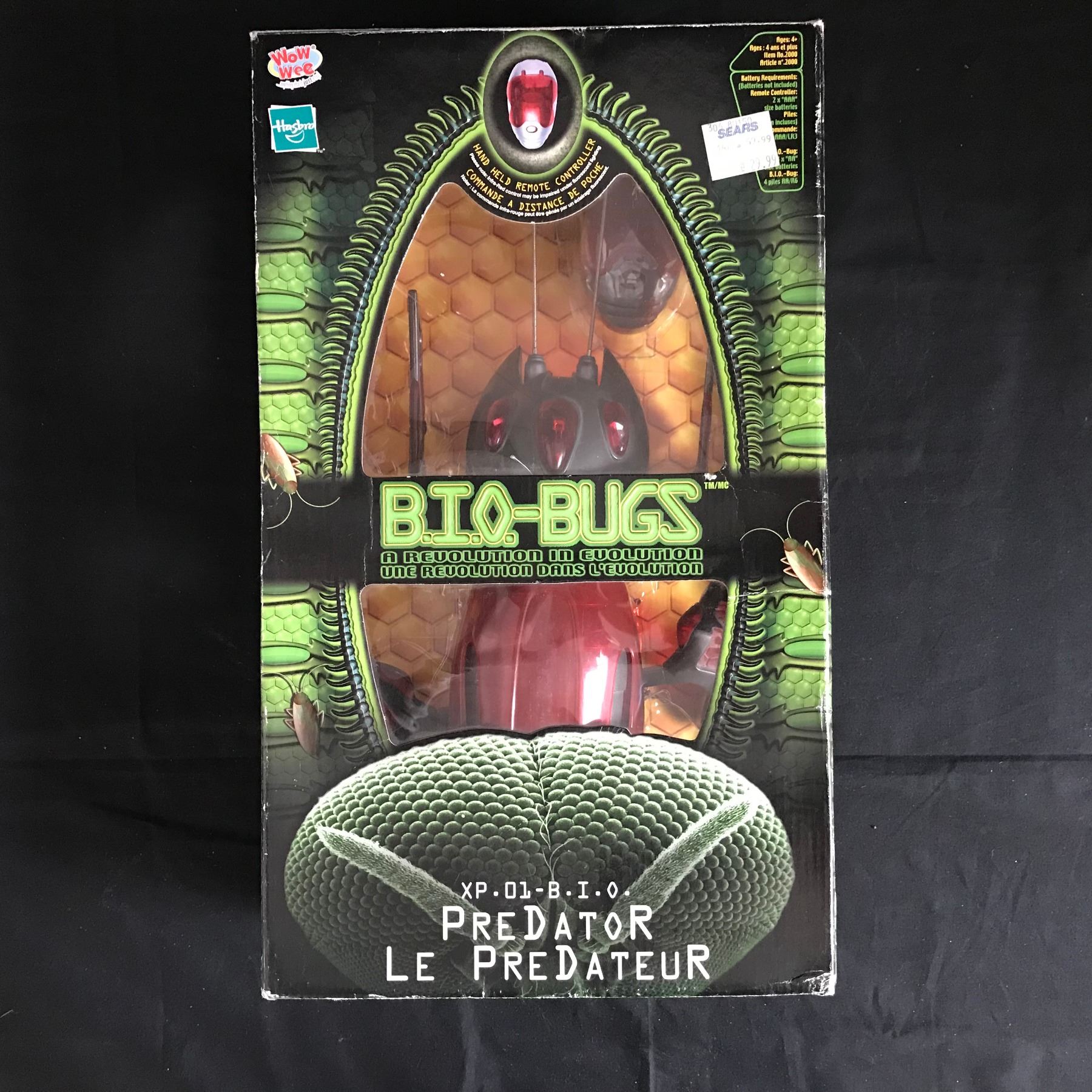 BIO-BUGS BY HASBRO PREDATOR XP 01 B.I.O. RC REMOTE CONTROLLED