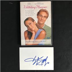 MATHEW MCCONAUGHEY SIGNED INDEX CARD WITH DVD