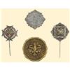 Image 1 : Medal - UNIFORM INSIGNIA - Lot of four