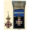 Image 1 : Medal - ROMANIA - Commander's cross with crown, second model (1932), for military in time of peace