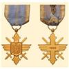 Image 1 : Medal - ROMANIA - Golden Cross with swords, first model, for military in war