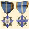 Image 1 : Medal - ROMANIA - Officer's Cross with swords, second model, for military in war