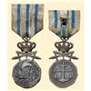 Image 1 : Medal - ROMANIA - Medal of &quot;The Maritime Virtue&quot;, second class with crown and swords, firs