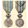Image 1 : Medal - ROMANIA - Second class with crown, first model