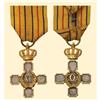 Image 1 : Medal - ROMANIA - Badge of Honor for 40 Years of Military Service for officers