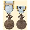 Image 1 : Medal - ROMANIA - The &quot;Carol I Centennial Medal&quot; with the bar &quot;Pro Patria&quot;