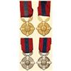 Image 1 : Medal - ROMANIA - Set of the &quot;Medal of Merit of Work for the Church&quot;, first and second cla