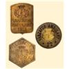 Image 1 : Medal - ROMANIA - Set of 3 Badges for Street Vendor