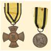 Image 1 : Medal - Orden - GERMANY - WUERTTEMBERG - LOT OF TWO WILHELM-CROSS OF MERIT FOR SOCIAL WELFARE 1915