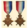 Image 1 : Medal - Great Britain - LOT OF 2 WW I STARS