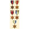 Image 1 : Medal - Great Britain - Lot of 5 WW II Stars: 1939-45 Star, 2 Atlantic Star (1 with bar &quot;France
