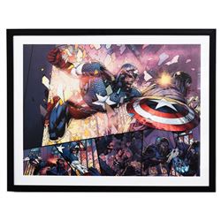 Stan lee Hand Signed- Giclee on Canvas