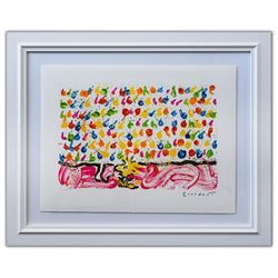 Tom Everhart- Hand Pulled Original Lithograph "Tweet Tweet"