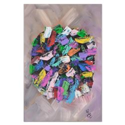 George Marlowe, "Dysfunction Junction" Original Acrylic Painting on Canvas, Hand Signed with Certifi