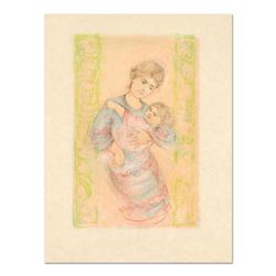 Edna Hibel (1917-2014), "Fair Alice and Baby" Limited Edition Lithograph on Rice Paper, Numbered and