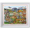 Image 1 : Charles Fazzino- 3D Construction Silkscreen Serigraph "O BEAUTIFUL FOR SPACIOUS SKIES…AMERICA…AMERIC