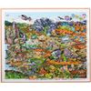 Image 2 : Charles Fazzino- 3D Construction Silkscreen Serigraph "O BEAUTIFUL FOR SPACIOUS SKIES…AMERICA…AMERIC