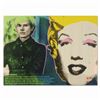 Image 1 : Ringo, "Andy's Marilyn" One-of-a-Kind Hand-Pulled Silkscreen and Mixed Media Painting on Canvas, Han