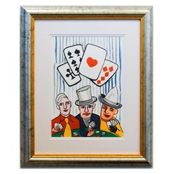 Alexander Calder- Lithograph "DLM212 - Joueurs de cartes I"
