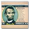 Image 1 : Steve Kaufman (1960-2010), "Abraham Lincoln, Portrait of an Achiever" Hand Signed and Numbered Limit