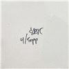 Image 2 : Steve Kaufman (1960-2010), "Audrey Hapburn" Hand Signed and Numbered Limited Edition Hand Pulled sil