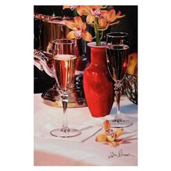 Nobu Haihara, "Cymbidium" Limited Edition Canvas, Signed and with COA.