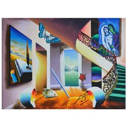 Ferjo, "Capture the Love" Original Painting on Canvas, Hand Signed with Letter of Authenticity.