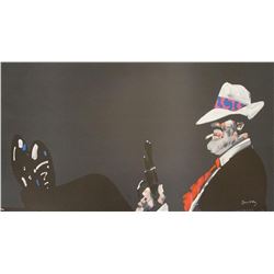 Waldemar Swierzy (1931-2013)- Hand Pulled Original Lithograph "The Boss"