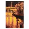 Image 1 : Howard Behrens (1933-2014), "Twilight On The Seine I" Limited Edition on Canvas, Numbered and Signed