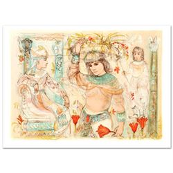 "Aida" Limited Edition Lithograph (38" x 27") by Edna Hibel (1917-2014), Numbered and Hand Signed wi