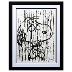 Tom Everhart- Hand Pulled Original Lithograph "Dancing in the Rain"