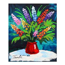 Lena Tants, Original Acrylic Painting on Canvas, Hand Signed with Letter of Authenticity.