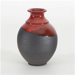 Hand Made Ceramic Vase Sculpture by Eugenijus Tamosiunas! Hand Signed.