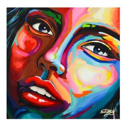 Stasy Smirnov, Original Oil Painting on Canvas, Hand Signed with Letter of Authenticity.