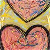 Image 2 : Ringo Daniel Funes (Protege of Andy Warhol's Apprentice, Steve Kaufman), "Eternal Hearts" Hand Paint