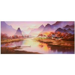 H. Leung, "Awakening Spring" Hand Embellished Limited Edition on Canvas, Numbered 16/100 and Hand Si