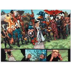 Marvel Comics "New Avengers #8" Numbered Limited Edition Giclee on Canvas by Steve McNiven with COA.