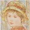 Image 2 : "Lemual" Limited Edition Serigraph by Edna Hibel (1917-2014), Numbered and Hand Signed with Certific