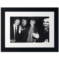 "Paul McCartney, Joe Walsh, Keith Richards & Ringo Starr" Limited Edition Giclee by Rob Shanahan, Nu