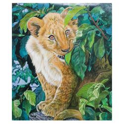Vera V. Goncharenko- Original Oil on Canvas "Baby"