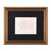 Image 1 : Guillaume Azoulay, "Etude AZB" Framed Original Drawing, Hand Signed with Letter of Authenticity.