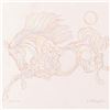 Image 2 : Guillaume Azoulay, "Etude AZB" Framed Original Drawing, Hand Signed with Letter of Authenticity.