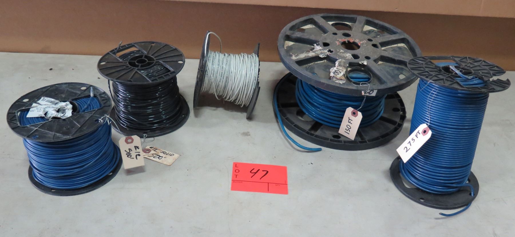 5 Spools of #12 Wire