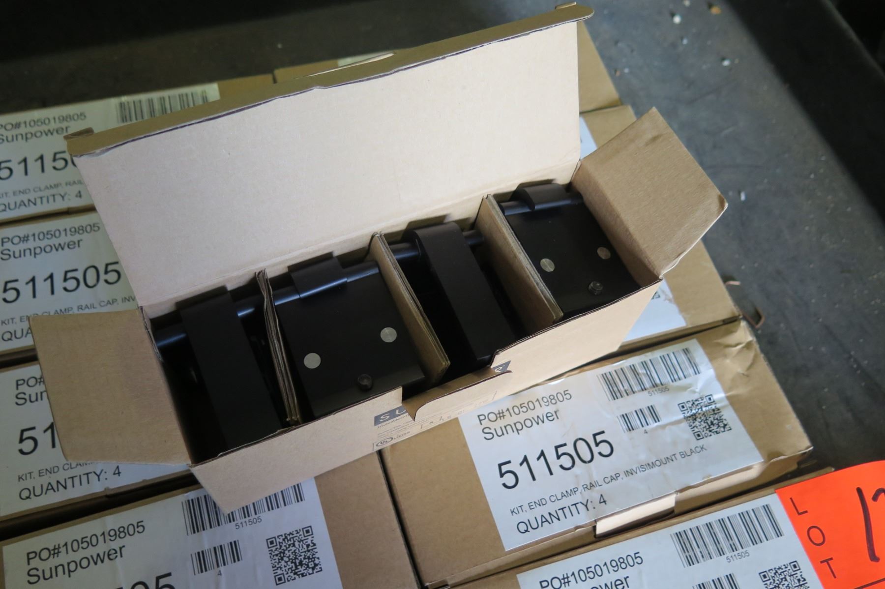 10 Boxes SunPower 511505 Invisimount PV Mounting System Clamp 105019805 ...