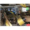 Image 18 : Shelving Unit and Contents: Ratchet Straps, Caution Tape, etc