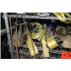 Image 6 : Shelving Unit and Contents: Ratchet Straps, Caution Tape, etc