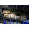 Image 26 : Shelf & Bins of Misc Size Square D Homeline Series Breakers, etc (see video for details)