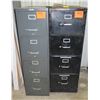 Image 1 : Qty 2 Metal 4 Drawer File Cabinets